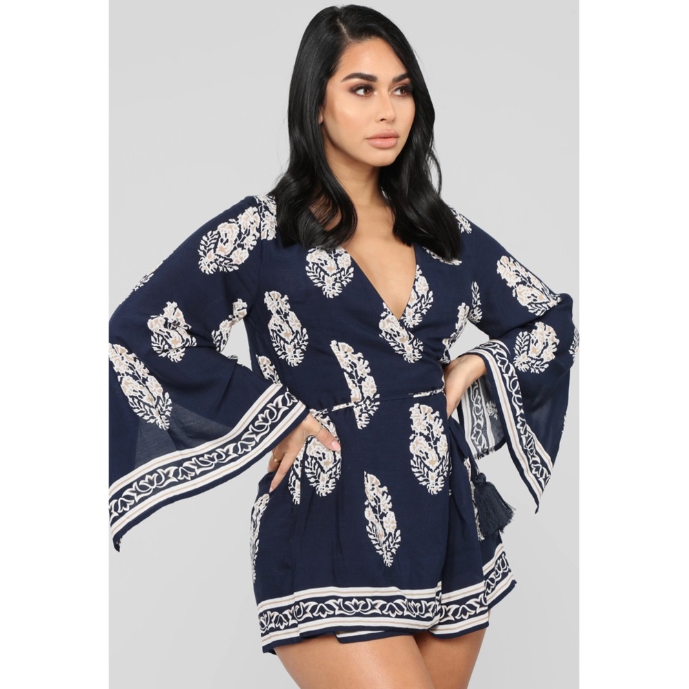 Abby Romper- Fashion Nova